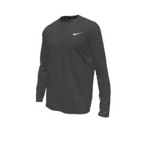 เสื้อว่ายน้ำผู้ชายสีเทา NIKE Essential Long Sleeve Hydroguard