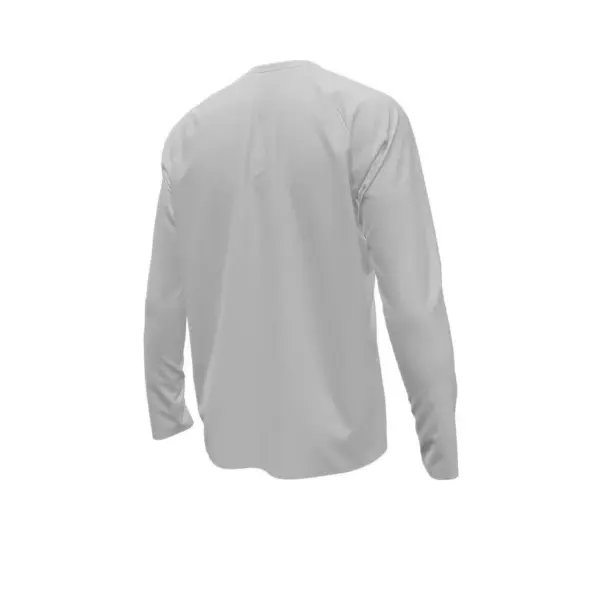 เสื้อว่ายน้ำผู้ชายสีขาว NIKE Essential Long Sleeve Hydroguard - Image 2